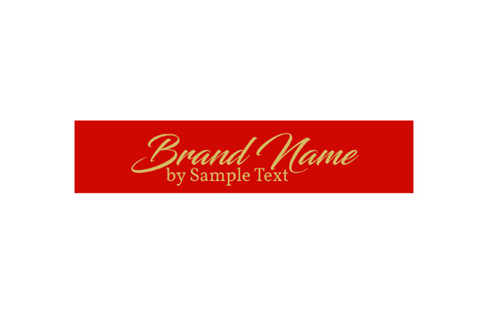 Printed textile label Fashion Style Model TL-M97