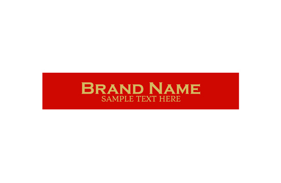 Printed textile label Royal Style Model TL-M99