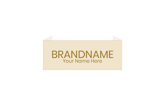 Woven name label Model WL-M10