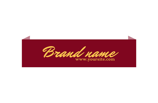 Woven label Plain Style Model WL-M28