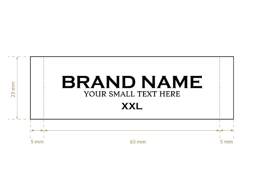 Woven label Broad Style Model WL-M29