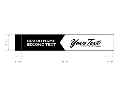 Woven label Trendy Style Model WL-M7