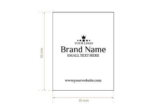 Woven label Mighty Style Model WL-M73